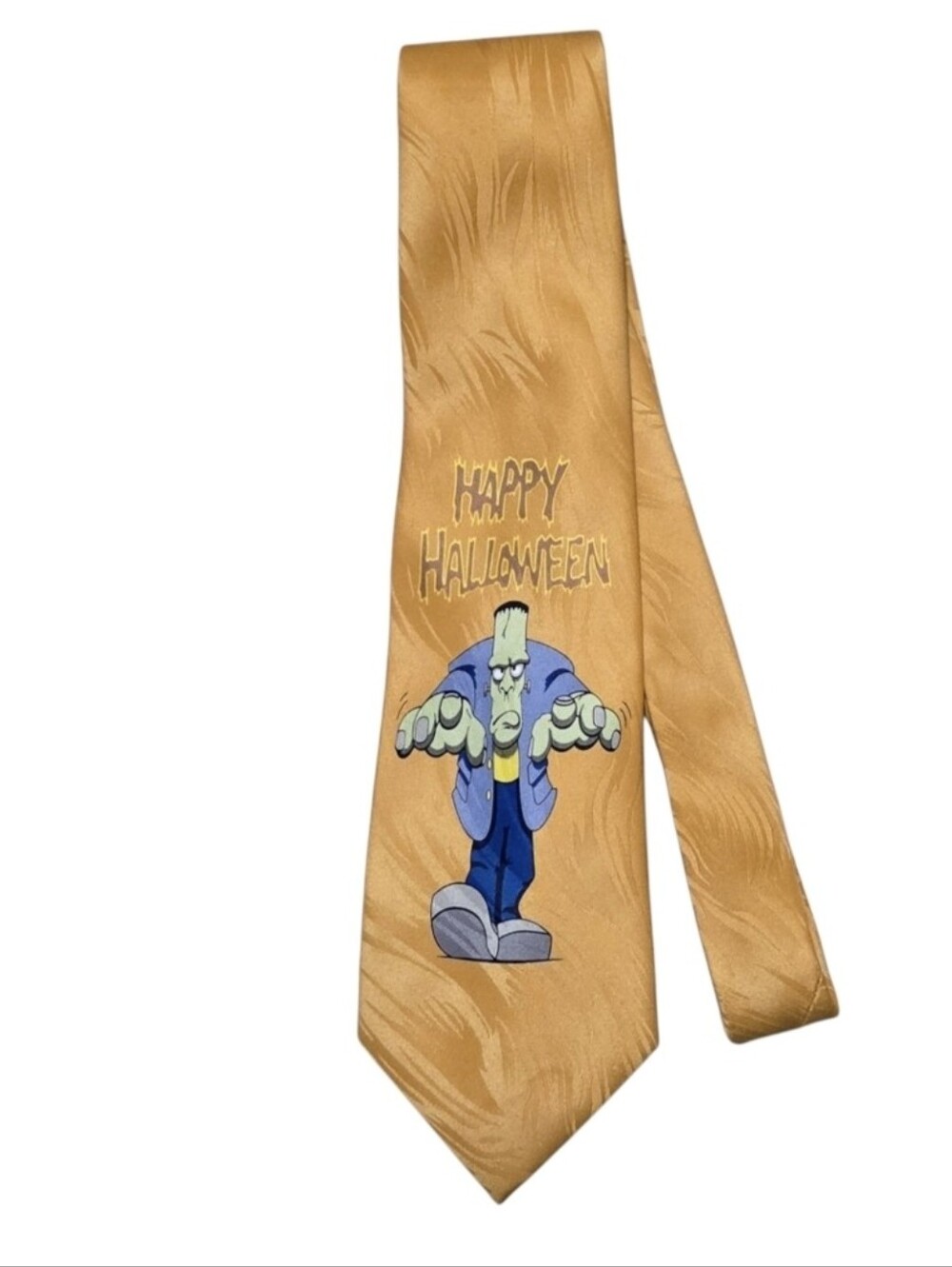 Vintage Keith Daniels Frankenstein Happy Halloween Neck Tie